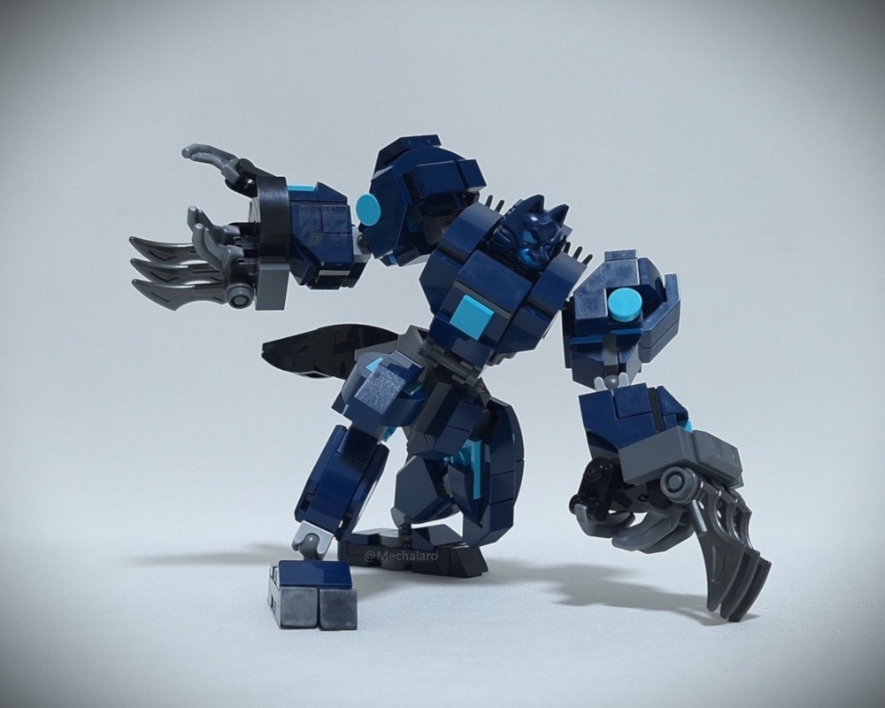 Lego Wolf Mask Claw Grunt Mech v2.0