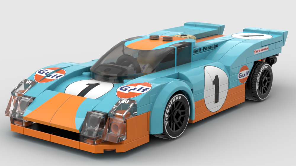 Lego Porsche 917 K Gulf - 2nd place 24hr Daytona 1970