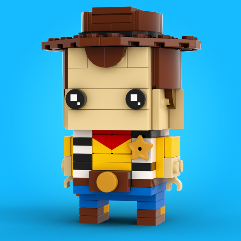 Lego Sheriff Woody BrickHeadz