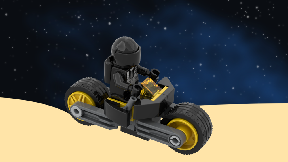 Lego Blacktron Advance Bike (Batcycle alt-build 212404-1)
