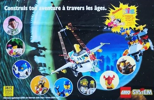 Lego 1996 Large French Foldout 26 x 18 cm (925106)