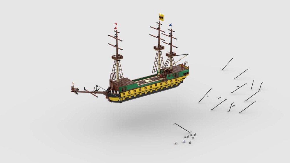 Lego Peter The Great's Shtandart.