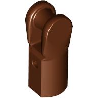Lego Bar Holder with Hole and Bar Handle / Reddish Brown