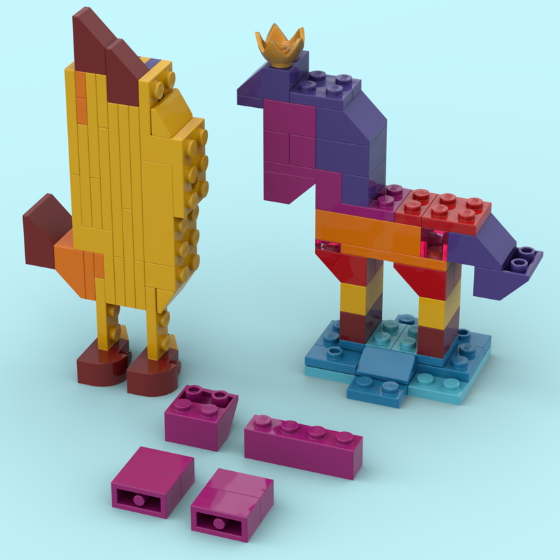 Lego 70825 Queen Watevra Horse and Banarnar