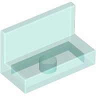 Lego Panel 1 x 2 x 1 [Square Corners] / Trans-Light Blue