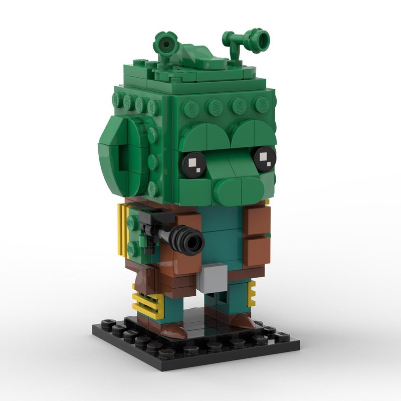 Lego Greedo Bounty Hunter from A New Hope MOC Brickheadz