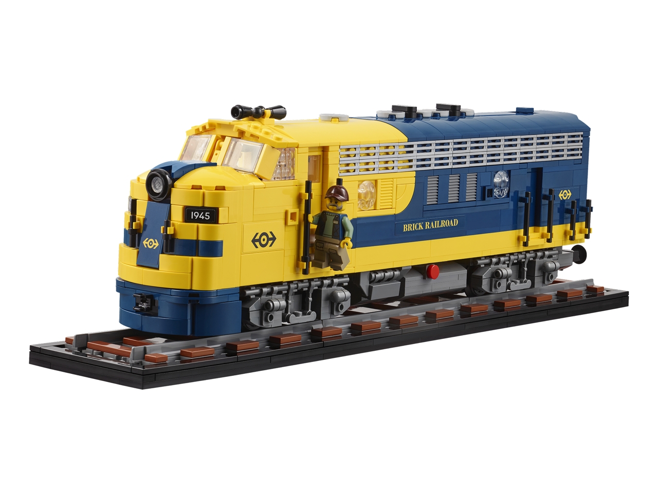 Lego Brick Railroad Locomotive