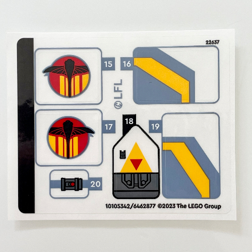 Lego Sticker Sheet 2 for Set 75357-1