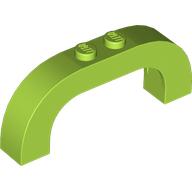 Lego Brick Arch 1 x 6 x 2 Curved Top / Lime