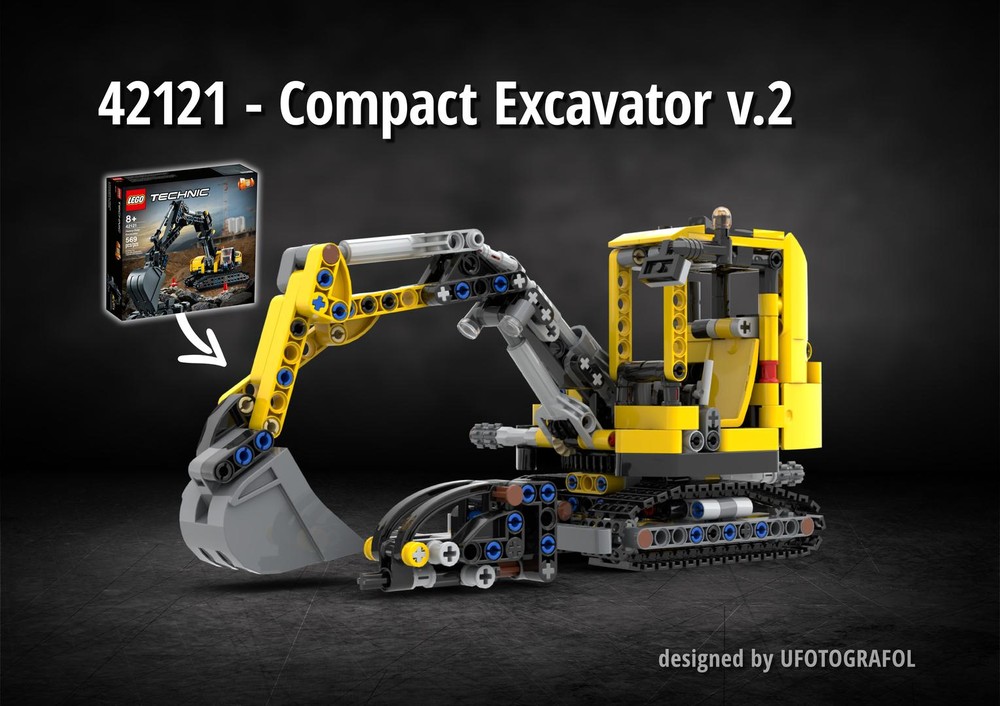 Lego 42121 - Compact Excavator v.2