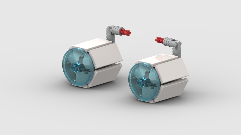 Lego Search Lights for the 75354 V2