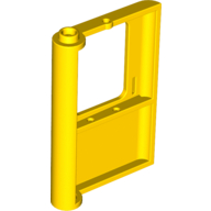 Lego Door 1 x 4 x 5 Train Right / Yellow