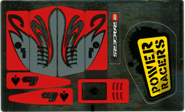 Lego Sticker Sheet for Set 8493-1
