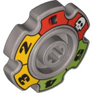 Lego Technic Tread Sprocket Wheel Small with Glatorian Game Print