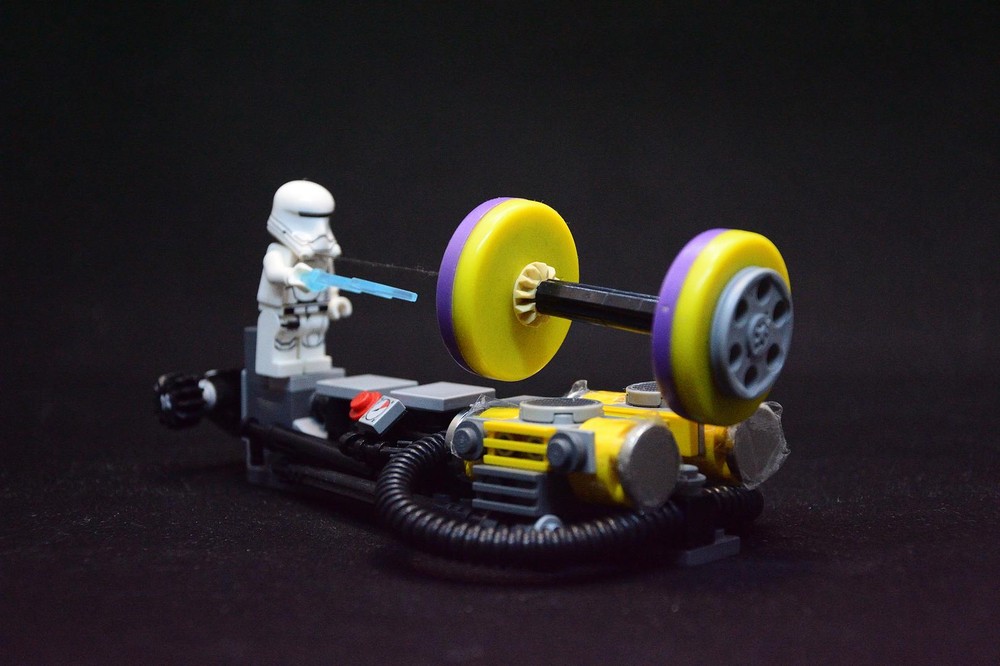 Lego Magnetic levitation sculpture