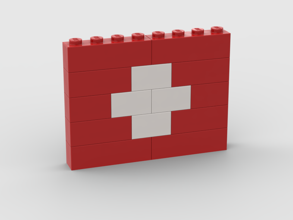 Lego Switzerland Flag