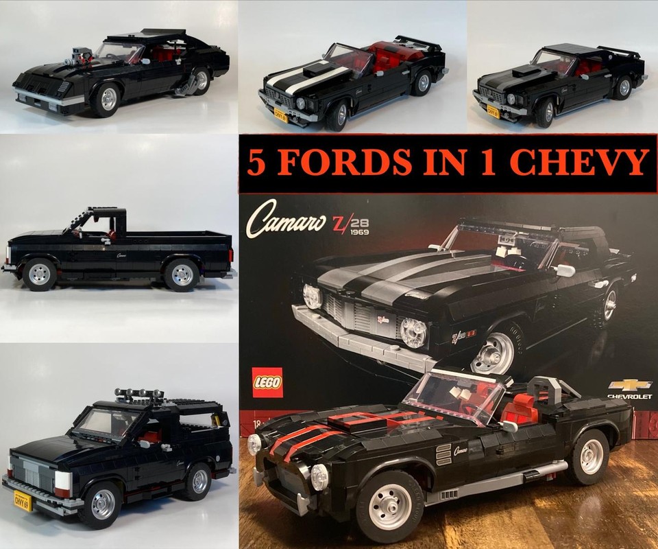 Lego 10304 5 Fords in 1 Chevy