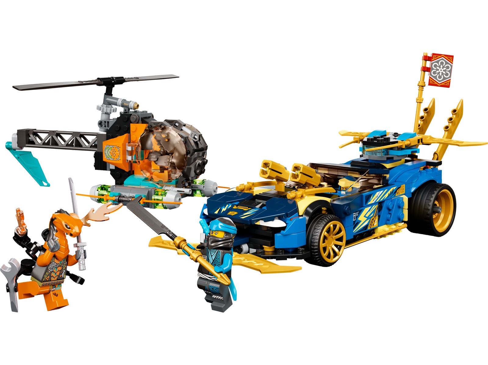 Lego Jay and Nya's Race Car EVO