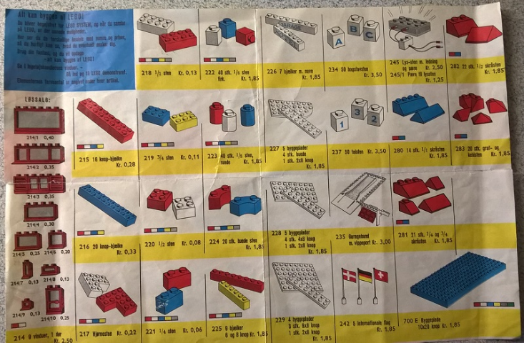 Lego 1961 Danish