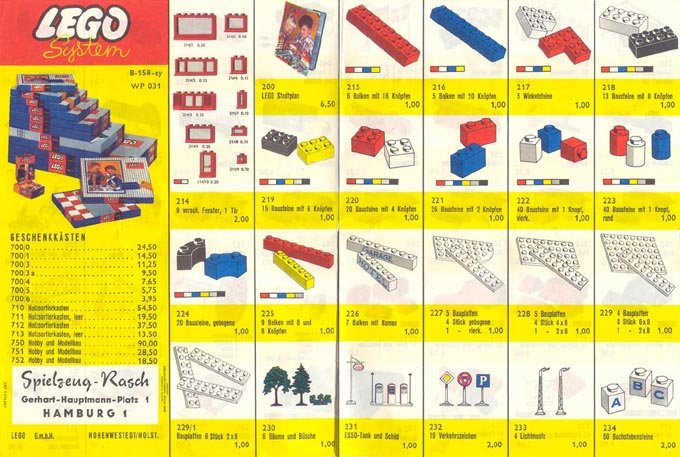 Lego 1963 German (B-158-ty)