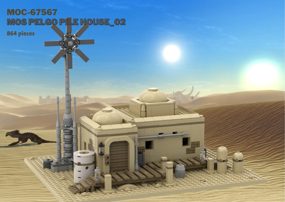 Lego Mos Pelgo - Pile House 02