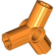 Lego Technic Axle and Pin Connector Angled Triple [120° Offset] / Orange