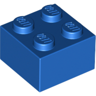 Lego Brick 2 x 2 / Blue