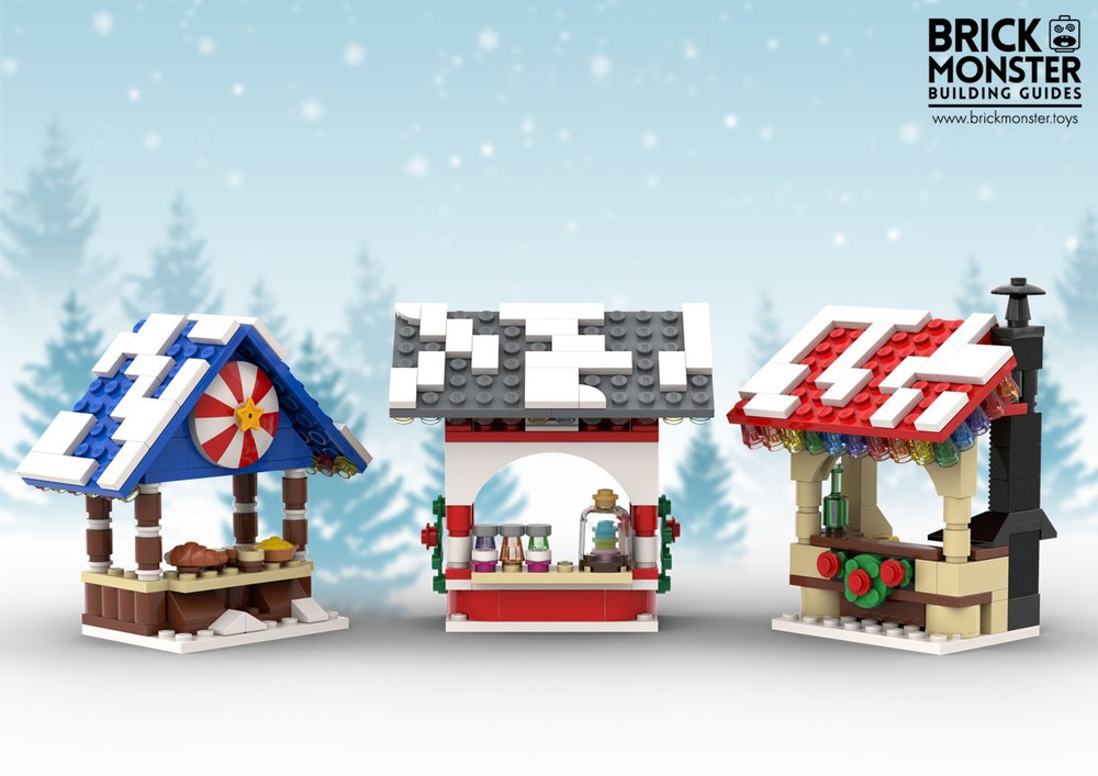Lego Winter Village - Market Stalls