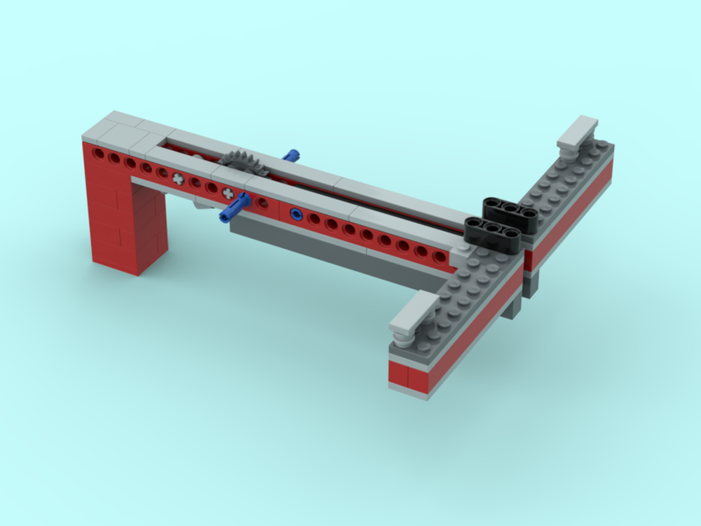 Lego simple working crossbow