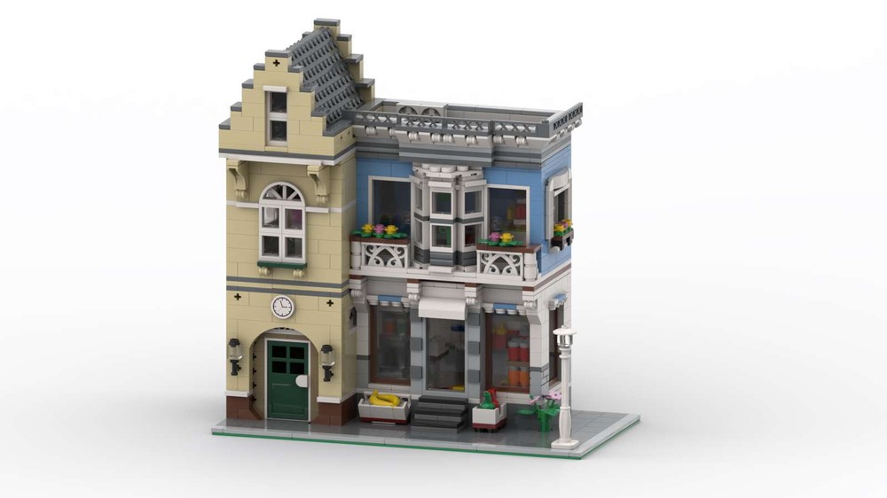 Lego Eckladen / Corner Shop 16x32