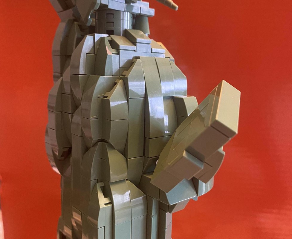 Lego 21042 Statue of Liberty Tablet Angle Modification