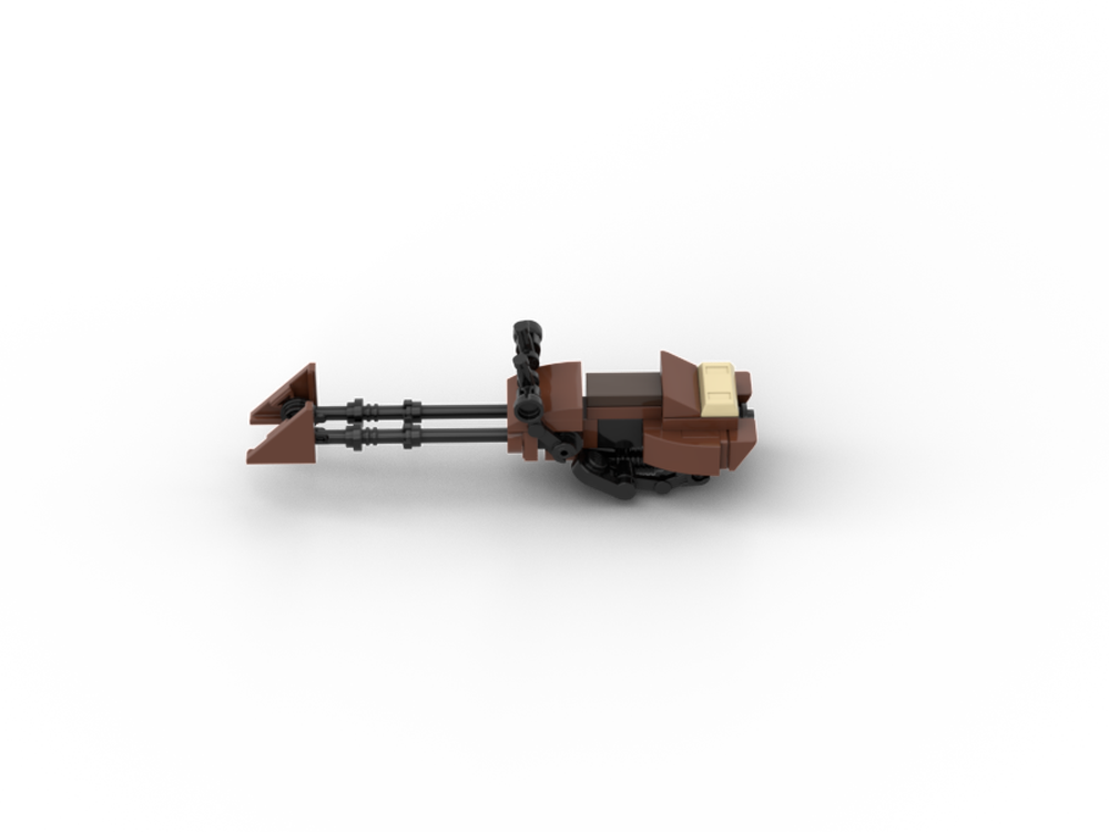 Lego 74-Z speeder bike (Easier instructions)