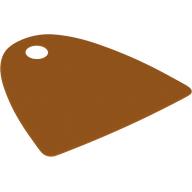 Lego Neckwear Cape, Straight Bottom, One Top Hole [Spongy Stretchable Fabric] / Orange
