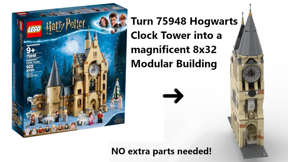 Lego Marbled Museum (8x32 Modular)