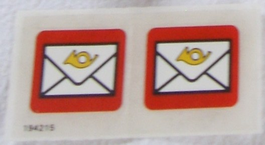 Lego Sticker Sheet for Set 6651-1