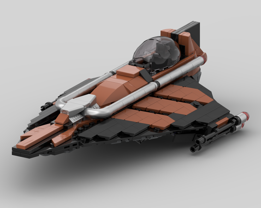 Lego Mandalorian Modified Delta 7 Starfighter
