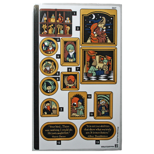 Lego Sticker Sheet 2 for Set 76478-1 / [No Color/Any Color]
