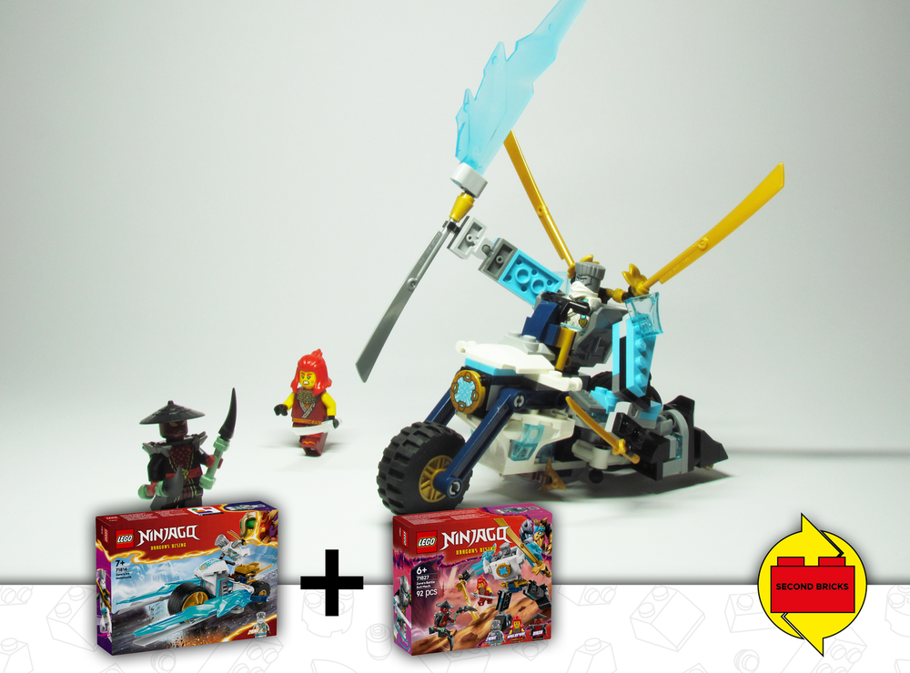 Lego 71816 X 71827: Zane's Mech Chopper