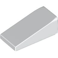 Lego Brick Sloped 18° 2 x 1 x 2/3 / White