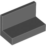 Lego Panel 1 x 2 x 1 [Square Corners] / Dark Bluish Gray
