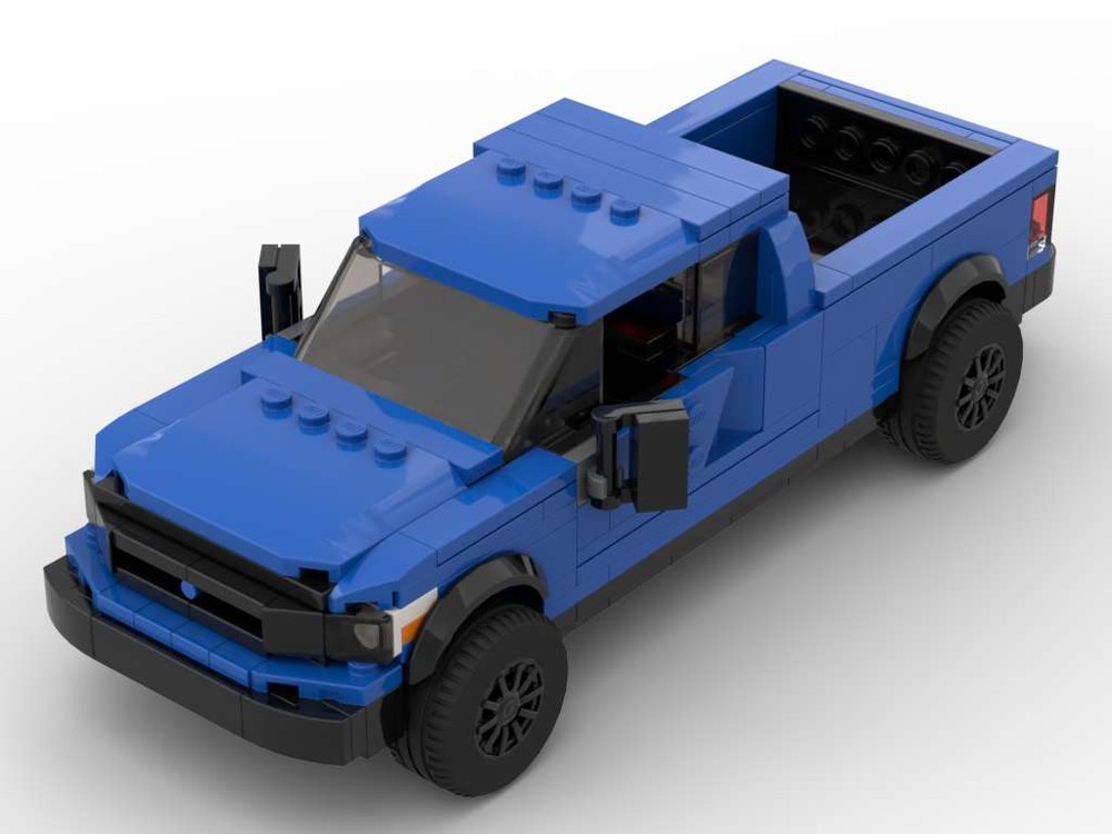 Lego Built Tough F-250 XLT - Blue - 8 Stud Speed Champions