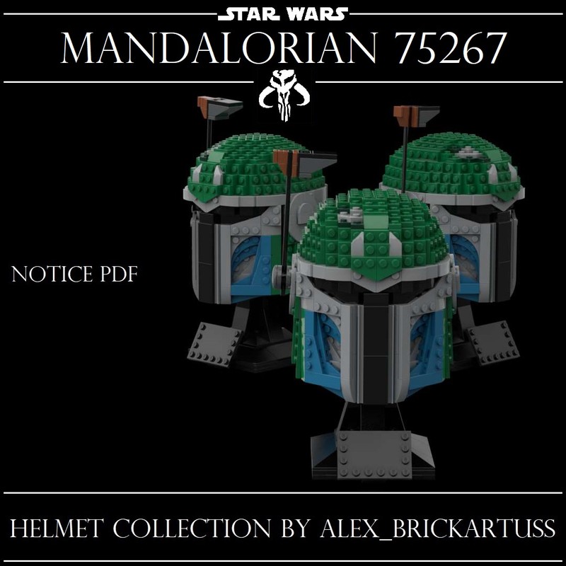Lego Helmet Mandalorian Woman 75267