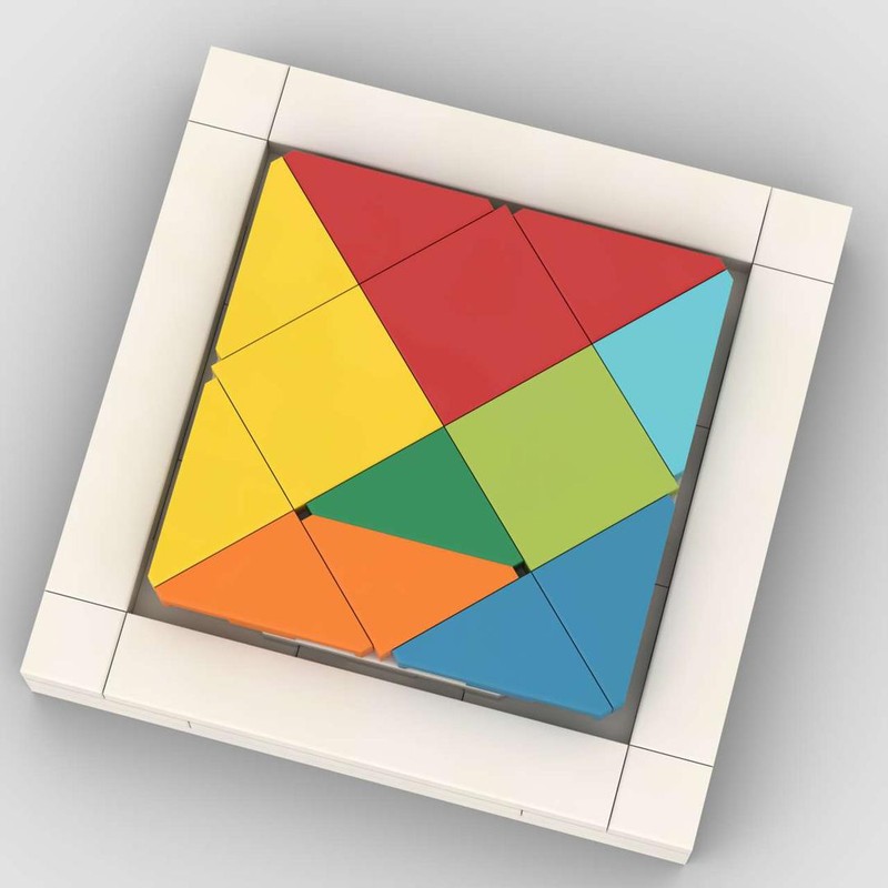 Lego Seven Pieces Puzzle-4√2 x 4√2
