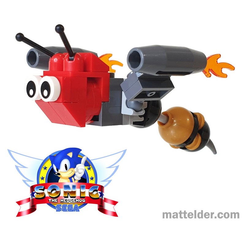 Lego Sonic the Hedgehog: The Buzzer Bee: Green Hill Zone Modular
