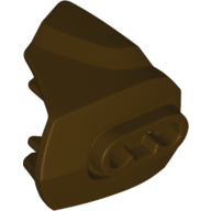 Lego Large Figure Limb Cover, Size 3, Armor with Ball Joint Socket / Dark Brown