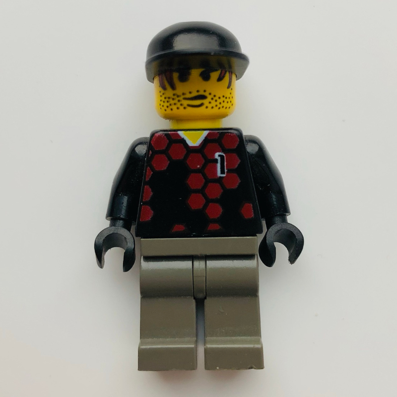 Lego Soccer Player Goalie Red/Blue #1