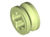 Lego Technic Bush 1/2 Smooth / Yellowish Green