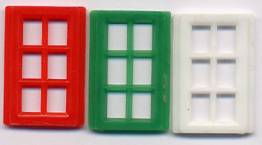 Lego Single 1 x 2 x 3 Window without Glass (ABB)