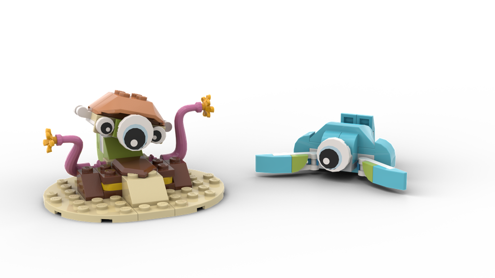 Lego Snoop and Crab 31128 Alternate