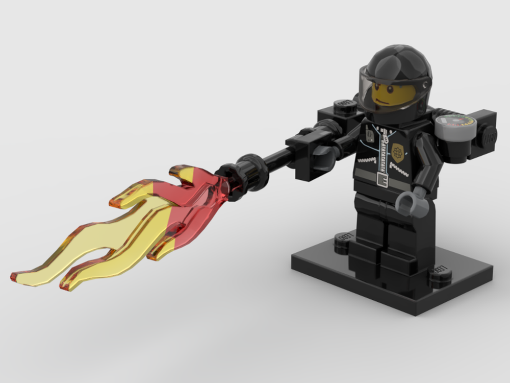 Lego Backpack Blowtorch